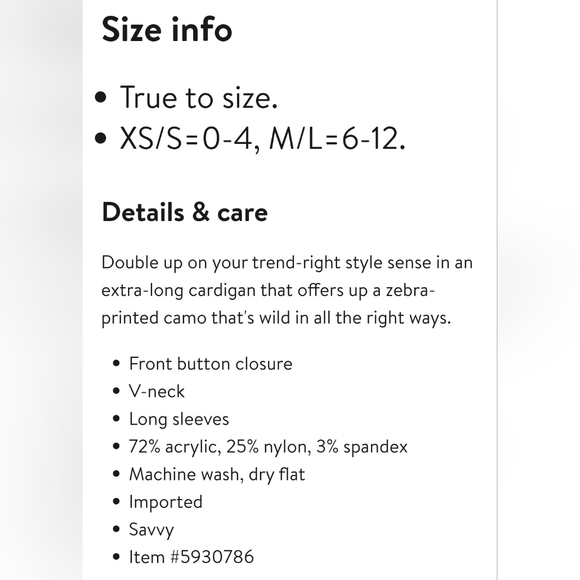 💜AFRM Tristan Zebra Camo Cardigan💜 - Picture 5 of 10